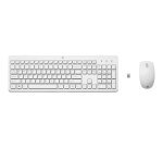 HP STORE 3PL clavier Souris incluse RF sans fil Blanc