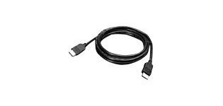 Lenovo 2.0m HDMI câble HDMI 2 m HDMI Type A (Standard) Noir