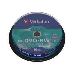 Tour de 10 DVD-RW 4.7GB 4x