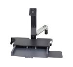 Ergotron StyleView Sit-Stand Combo Arm with Worksurface 61 cm (24") Mur