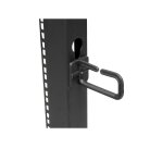 StarTech.com Rack Serveur Mobile 12U 4 Poteaux, Rack Réseau 19" 4 Poteaux avec Roulettes, Rack Roulant avec Profondeur Ajustable pour PC/AV/Données/Informatique - Roulettes, Pieds de nivellement ou Fixation au Sol