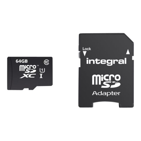 Integral INMSDX64G10-90U1 mémoire flash 64 Go MicroSD UHS-I
