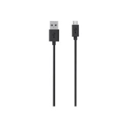 Belkin Micro-USB to USB ChargeSync câble USB USB 2.0 3 m USB A Micro-USB B Noir