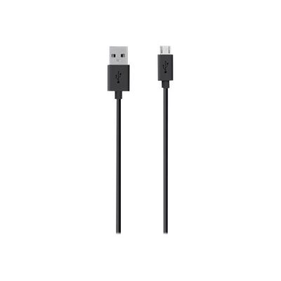 Belkin Micro-USB to USB ChargeSync câble USB USB 2.0 3 m USB A Micro-USB B Noir