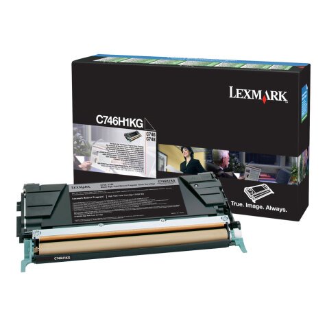 Lexmark - High Yield - black - original - toner cartridge - LCCP, LRP