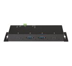 StarTech.com Hub USB C 4 Ports 10Gbps - Hub Industriel USB Type C - Métal - 2x USB-C & 2x USB-A - Protection Surtension ESD - Hôte USB-C ou USB-A - Hub USB 3.2 Gen 2 Auto-Alimenté Montable