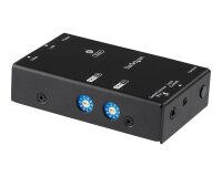 StarTech.com ST12MHDLNHR extension audio/video Récepteur AV Noir
