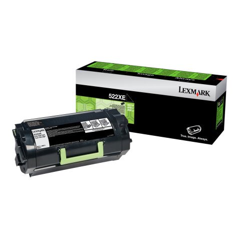 Lexmark 522XE - Besonders hohe Ergiebigkeit - Schwarz - original - Tonerpatrone - Lexmark Corporate