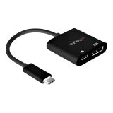 StarTech.com Adaptateur USB-C vers DisplayPort avec Power Delivery - Convertisseur Vidéo 8K 60Hz /4K 120Hz USB Type C vers DP 1.4 avec Chargement 60W PD Pass-Through - HBR3 - Compatible Thunderbolt 3
