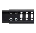 StarTech.com Rack Serveur Mobile 12U 4 Poteaux, Rack Réseau 19" 4 Poteaux avec Roulettes, Rack Roulant avec Profondeur Ajustable pour PC/AV/Données/Informatique - Roulettes, Pieds de nivellement ou Fixation au Sol