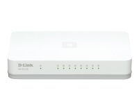 D-Link GO-SW-8G/E commutateur réseau Non-géré Gigabit Ethernet (10/100/1000) Blanc