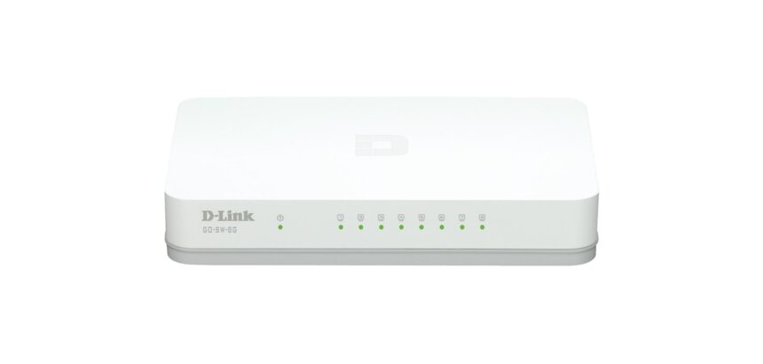 D-Link GO-SW-8G/E commutateur réseau Non-géré Gigabit Ethernet (10/100/1000) Blanc