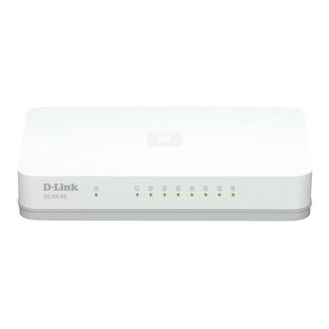 D-Link GO-SW-8G/E commutateur réseau Non-géré Gigabit Ethernet (10/100/1000) Blanc
