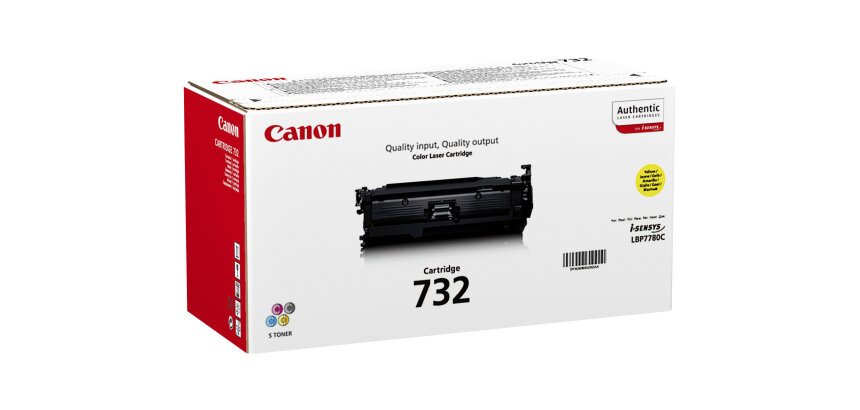 Canon 732Y Cartouche de toner 1 pièce(s) Original Jaune