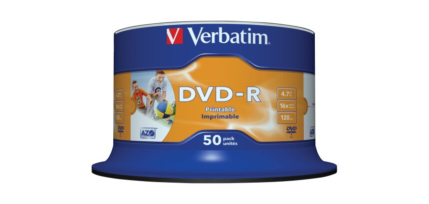Verbatim 43533 DVD vierge 4,7 Go DVD-R 50 pièce(s)