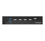 StarTech.com Switch KVM USB DisplayPort à 4 ports avec hub USB 3.0 intégré - 4K 30 Hz