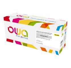Toner remanufacturé OWA - standard - Jaune - pour HP CE742A