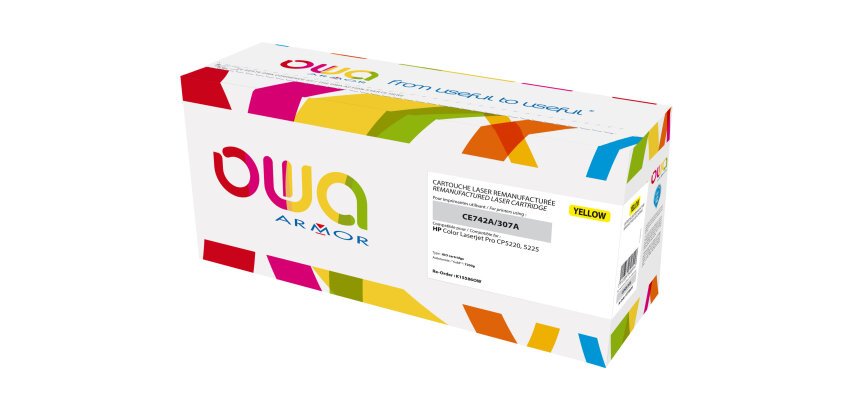 Toner remanufacturé OWA - standard - pour HP CE741A