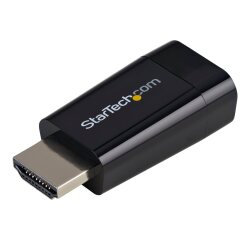 StarTech.com Adaptateur Compact HDMI vers VGA - Idéal pour Chromebook, Ultrabook et PC portable - 1920 x 1280 / 1080p