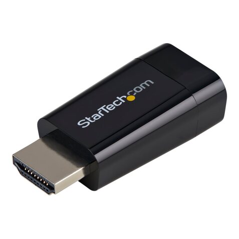 StarTech.com Adaptateur Compact HDMI vers VGA - Idéal pour Chromebook, Ultrabook et PC portable - 1920 x 1280 / 1080p