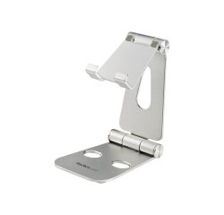 StarTech.com Support pour Téléphone et Tablette - Support Universel Pliable pour Smartphones et Tablettes Support Ergonomique Réglable Multi-Angles pour Téléphone Portable, 10,1-33cm