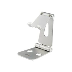 StarTech.com Support pour Téléphone et Tablette - Support Universel Pliable pour Smartphones et Tablettes Support Ergonomique Réglable Multi-Angles pour Téléphone Portable, 10,1-33cm
