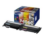 Samsung CLT-P406C - 4-pack - black, yellow, cyan, magenta - original - toner cartridge (SU375A)