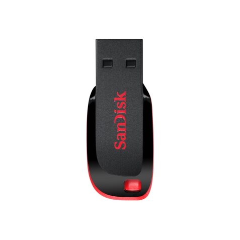SanDisk Cruzer Blade lecteur USB flash 64 Go USB Type-A 2.0 Noir, Rouge