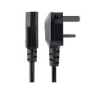 StarTech.com Câble d'Alimentation pour PC de 3m, 18AWG, BS 1363 vers C13, 10A 250V, Cordon d'Alimentation de Remplacement Noir, Cordon d'Alimentation Britannique, Câble d'Alimentation pour PC