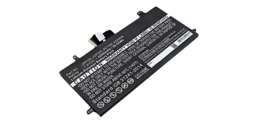 DLH Batterie Li-ion 7.6V 5200mAh 40Wh - J0PGR / JOPGR / JT90P / 0J0PGR / X16TW / FTH6F / 1WND8 / 01WND8