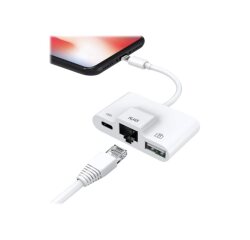 DLH DY-TU4034W câble Lightning Blanc