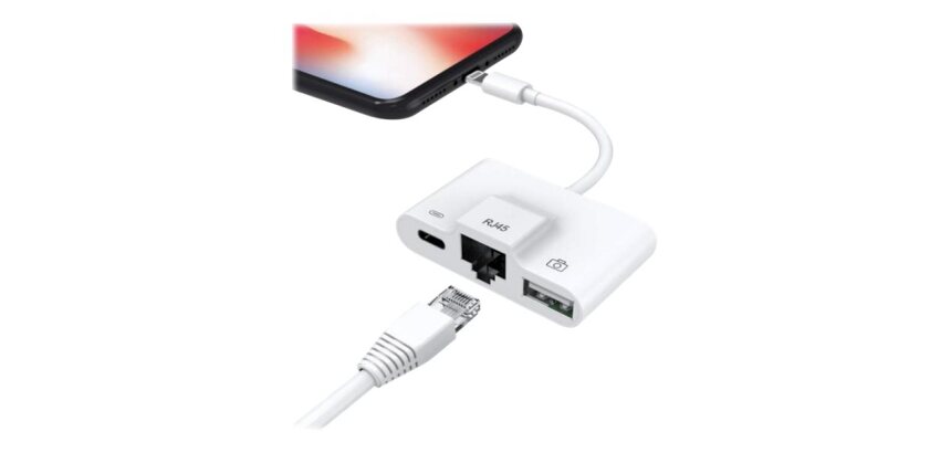 DLH DY-TU4034W câble Lightning Blanc