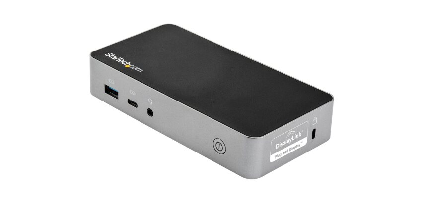 StarTech.com Dock USB-C - Station d'Accueil à Double Écran 1080p HDMI - 65W Power Delivery - 1x USB-C, 3x USB-A, Ethernet - Dock Dual Vidéo USB 3.1 Gen 1 Type-C - Mac & Windows