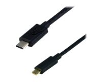 MCL USB 3.1 Type-C / USB 2.0 Micro-B 1 m câble USB USB C Micro-USB B Noir