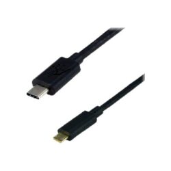 MCL USB 3.1 Type-C / USB 2.0 Micro-B 1 m câble USB USB C Micro-USB B Noir