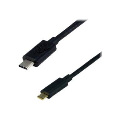 MCL USB 3.1 Type-C / USB 2.0 Micro-B 1 m câble USB USB C Micro-USB B Noir