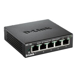 D-Link DES-105 Non-géré L2 Noir