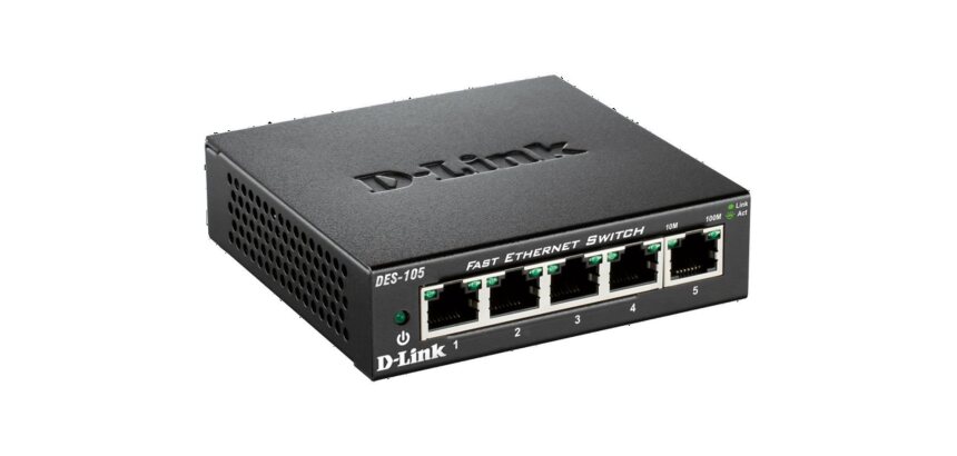 D-Link DES-105 Non-géré L2 Noir