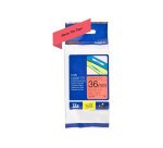 Brother TZE-461 ruban d'étiquette Noir sur rouge