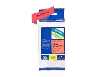 Brother TZE-461 ruban d'étiquette Noir sur rouge