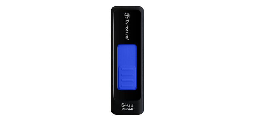 Transcend JetFlash elite JetFlash 760, 64GB lecteur USB flash 64 Go USB Type-A 3.2 Gen 1 (3.1 Gen 1) Noir, Bleu