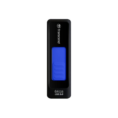 Transcend JetFlash elite JetFlash 760, 64GB USB flash drive USB Type-A 3.2 Gen 1 (3.1 Gen 1) Zwart, Blauw