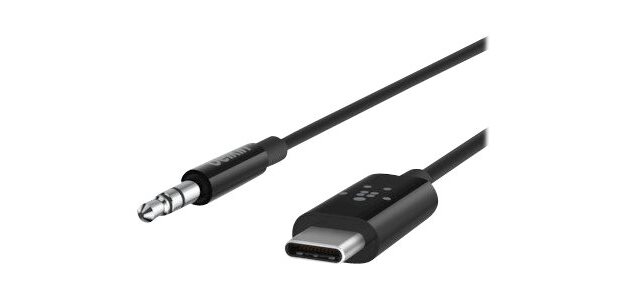 Belkin RockStar™ 3.5mm Audio Cable with USB-C™ Connector câble audio USB C 3,5mm Noir