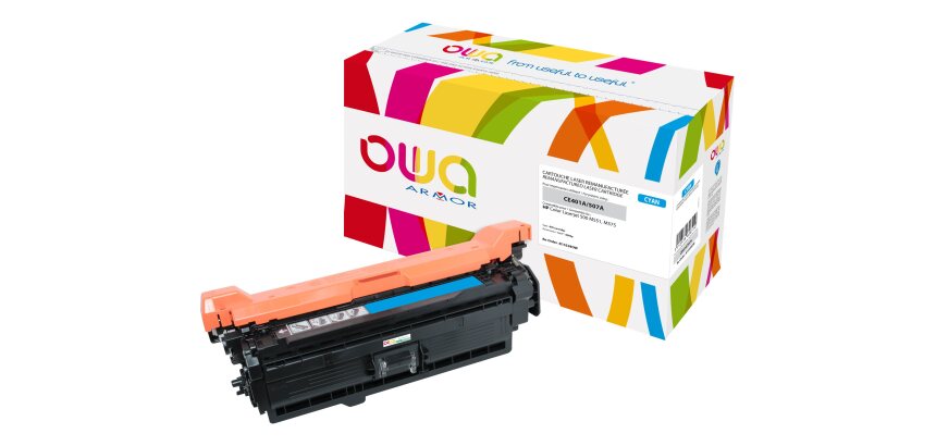 Toner remanufacturé OWA - standard - pour HP CE401A