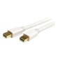 StarTech.com Câble Mini DisplayPort de 2m - Vidéo Ultra HD 4K x 2K - Câble Mini DisplayPort 1.2 - Câble Mini DP vers Mini DP pour Moniteur - Cordon Mini DisplayPort - Blanc