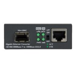 StarTech.com Convertisseur de média fibre optique Gigabit Ethernet avec slot SFP ouvert
