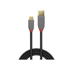 Lindy Câble USB 3.2 Type A vers C de 0.5m, 10Gbit/s, gamme Anthra