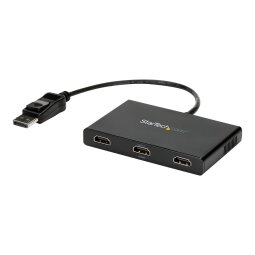 StarTech.com Adaptateur Multi-Moniteur 3 Ports - Hub MST DisplayPort 1.2 vers 3x HDMI - Triple Moniteurs HDMI 1080p - Mode d'Affichage Étendu ou Cloné - PC Windows Uniquement - Répartiteur DP vers 3x HDMI