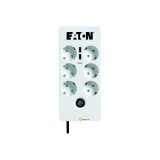 Eaton PB6TUD protection surtension Noir, Blanc 6 sortie(s) CA 220 - 250 V 1,5 m