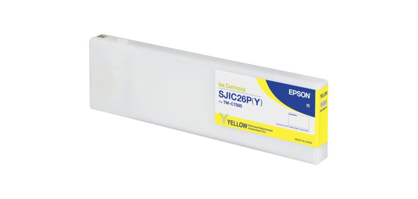 Epson SJIC26P(Y): Ink cartridge for ColorWorks C7500 (Yellow)